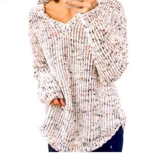 Cupio Multi Color Knit Sweater Size Small